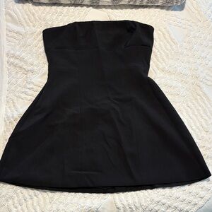 Fashion Nova Classic Black Strapless Dress
